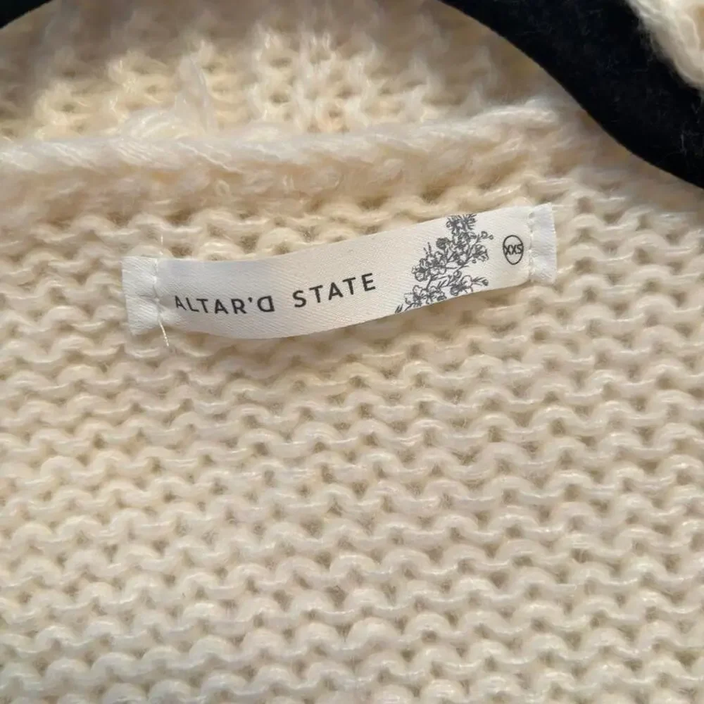 Altard state oversized cream cable